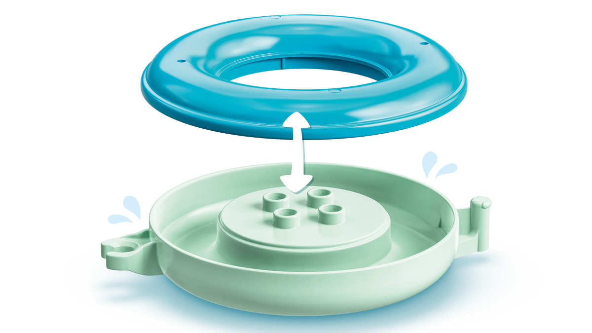 LEGO® Duplo 10965 Badewannenspaß: Schwimmender Tierzug – Detailansicht 2