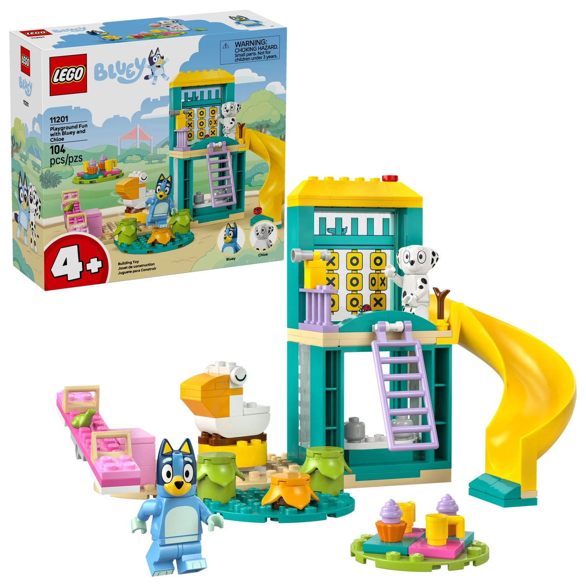 LEGO® Bluey 11201 Bluey und Chloe auf dem Spielplatz – Ansicht 1
