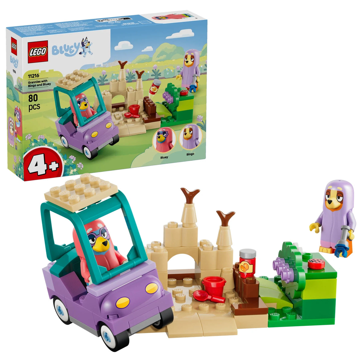 LEGO® Bluey 11216 Omas mit Bingo und Bluey – Ansicht 1