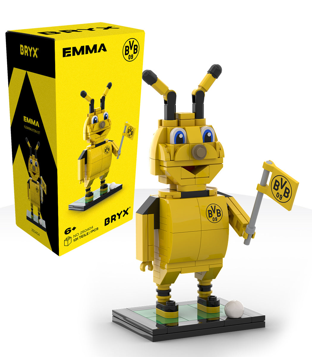 BRYX BVB Maskottchen Emma Klemmbausteine