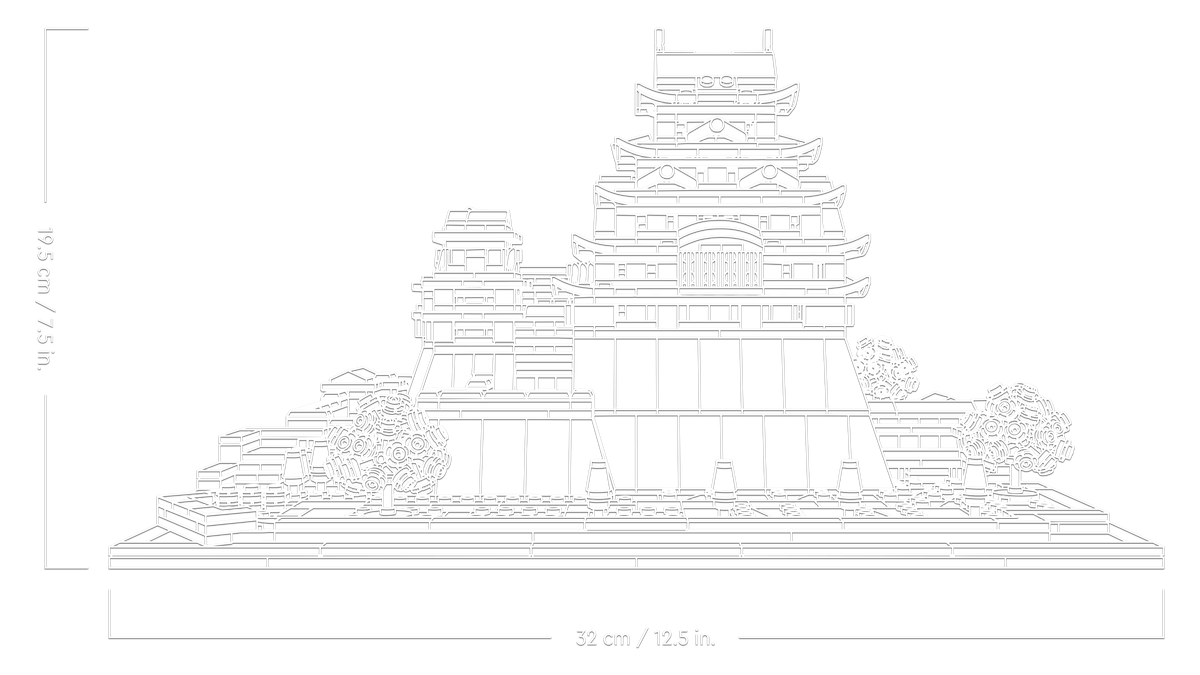 LEGO® Architecture 21060 Burg Himeji – Detailansicht 4