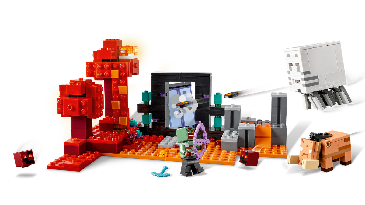 LEGO® Minecraft 21255 Hinterhalt am Netherportal – Detailansicht 2