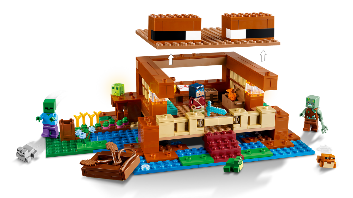 LEGO® Minecraft 21256 Das Froschhaus – Detailansicht 1