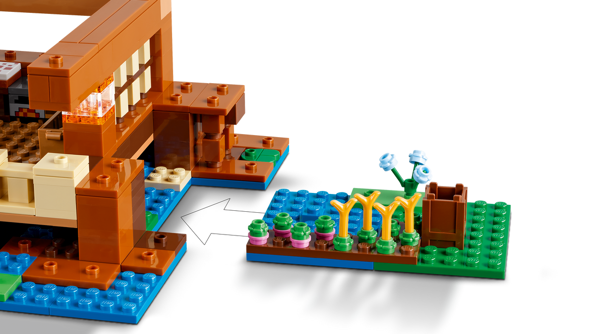 LEGO® Minecraft 21256 Das Froschhaus – Detailansicht 3