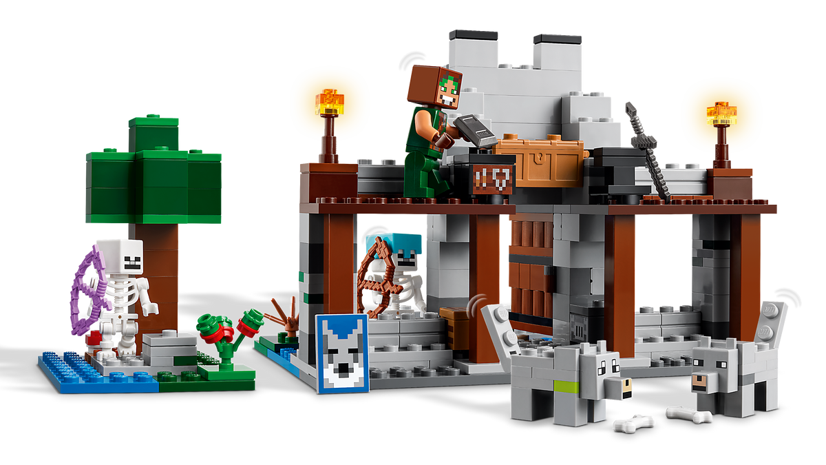 LEGO® Minecraft 21261 Die Wolfsfestung – Detailansicht 1
