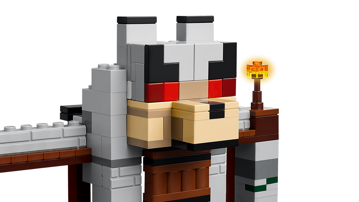 LEGO® Minecraft 21261 Die Wolfsfestung – Detailansicht 2