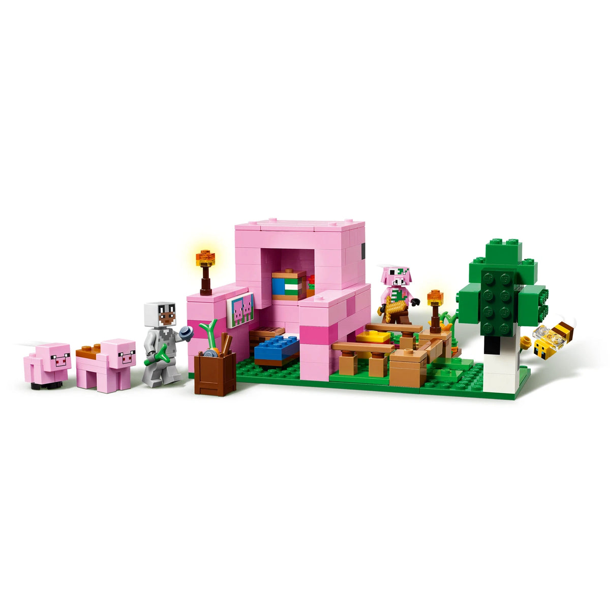 LEGO® Minecraft 21268 Das Babyschwein-Haus – Ansicht 3