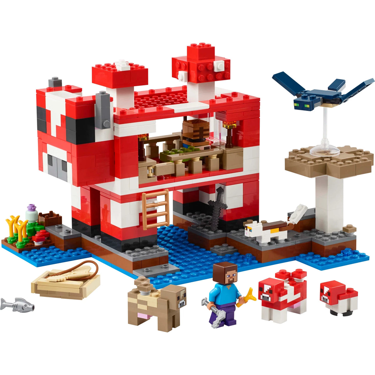 LEGO® Minecraft 21270 Das Pilzkuh-Haus – Ansicht 2