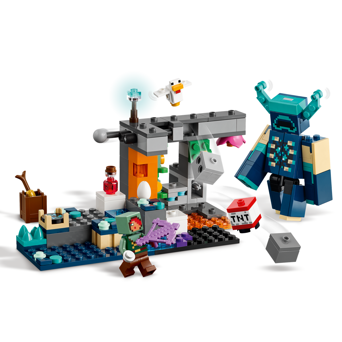 LEGO® Minecraft 21274 Begegnung mit dem Wächter – Detailansicht 1