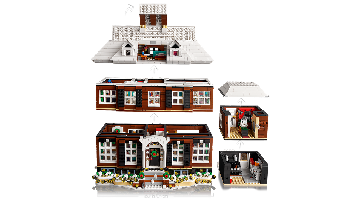 LEGO® Ideas 21330 McCallister House aus Home Alone (Kevin allein zu Haus) – Detailansicht 2