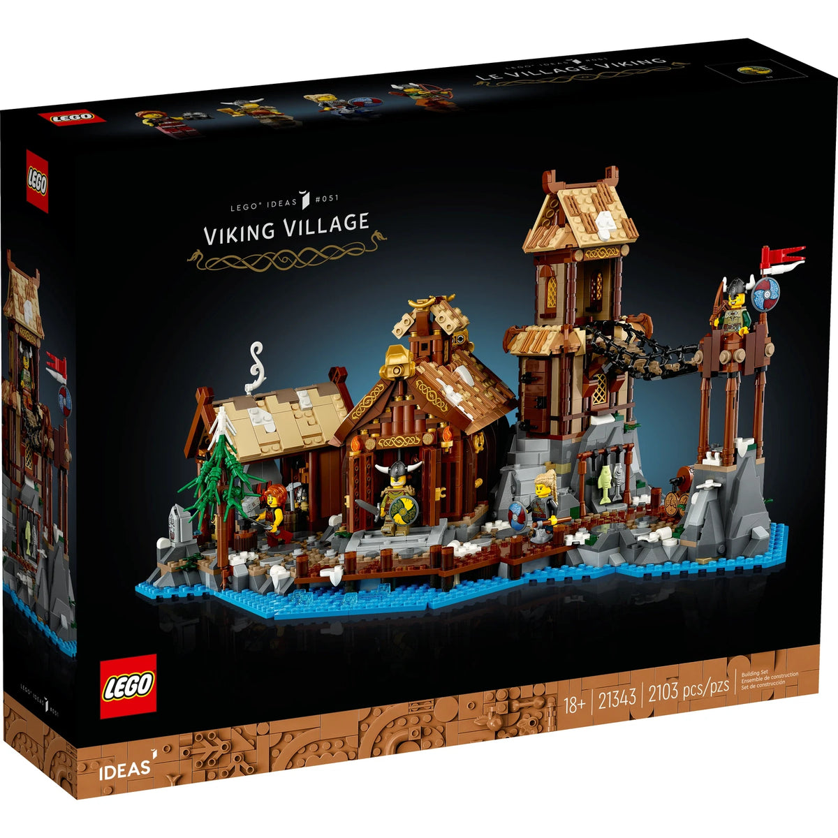 LEGO® Ideas 21343 Wikingerdorf – Ansicht 1
