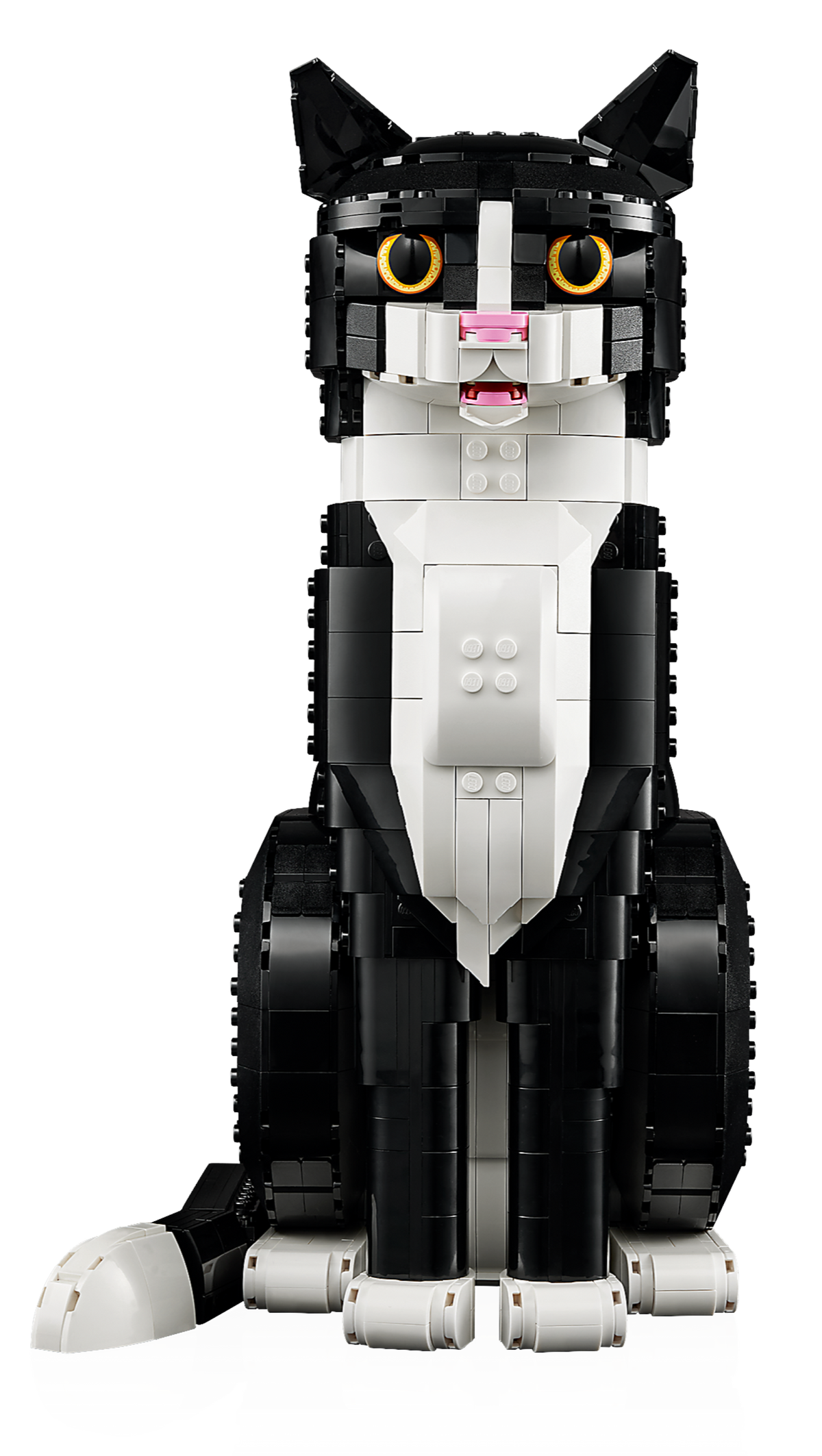 LEGO® Ideas 21349 Schwarz-weiße Katze – Detailansicht 1