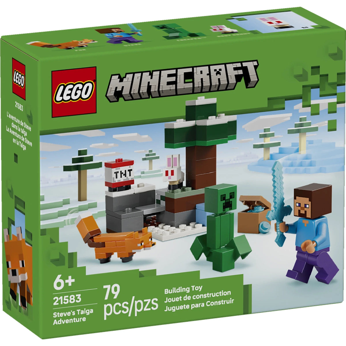 LEGO® Minecraft 21583 Steves Abenteuer in der Taiga – Ansicht 1