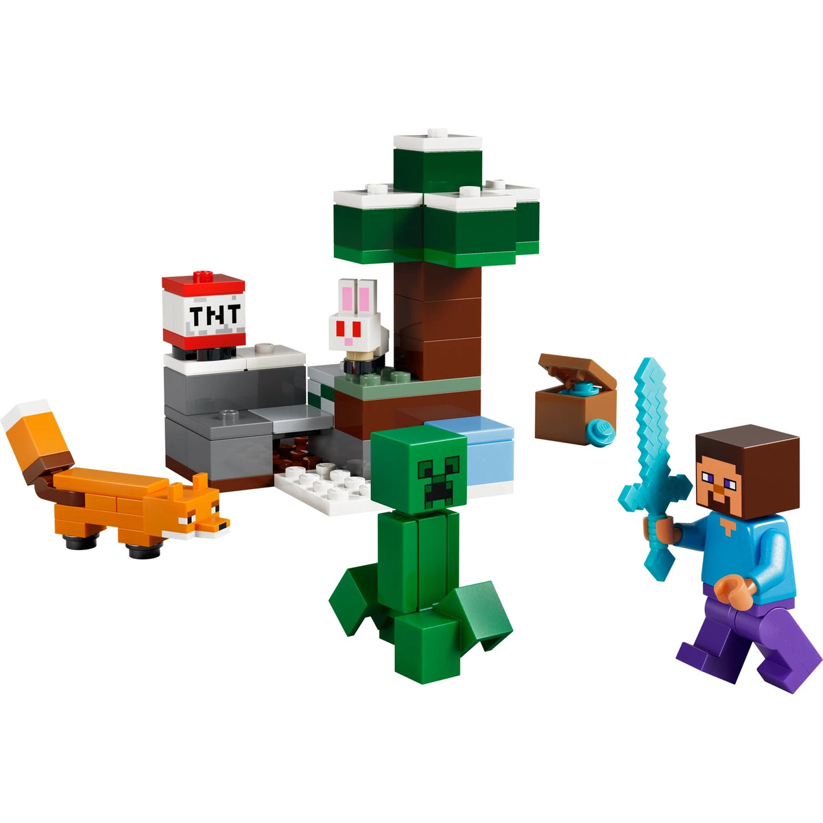 LEGO® Minecraft 21583 Steves Abenteuer in der Taiga – Ansicht 2