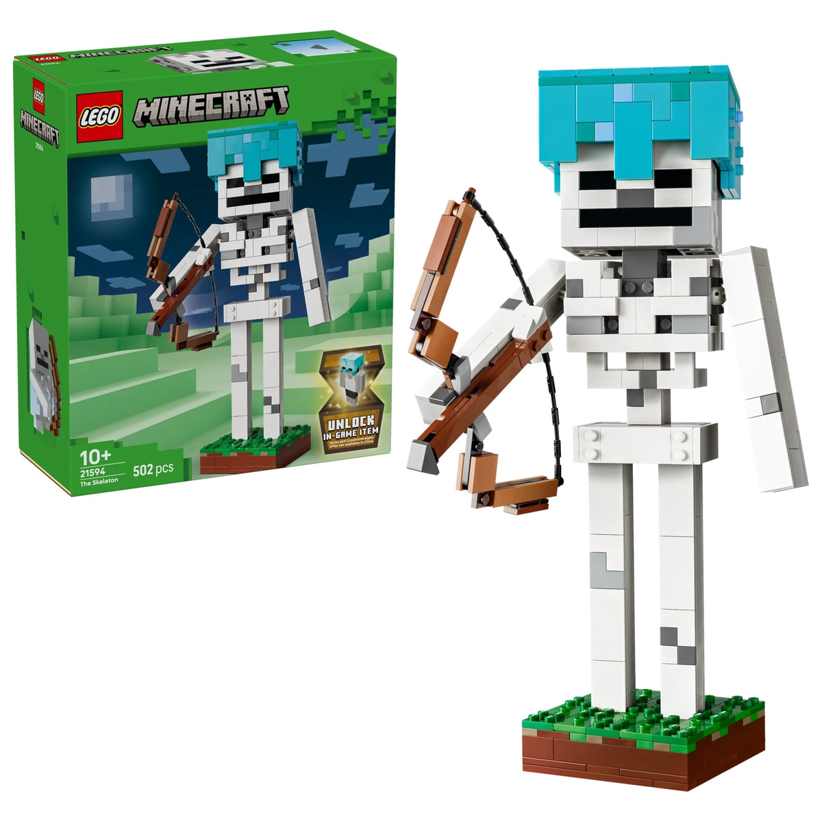 LEGO® Minecraft 21594 Das Skelett – Ansicht 1