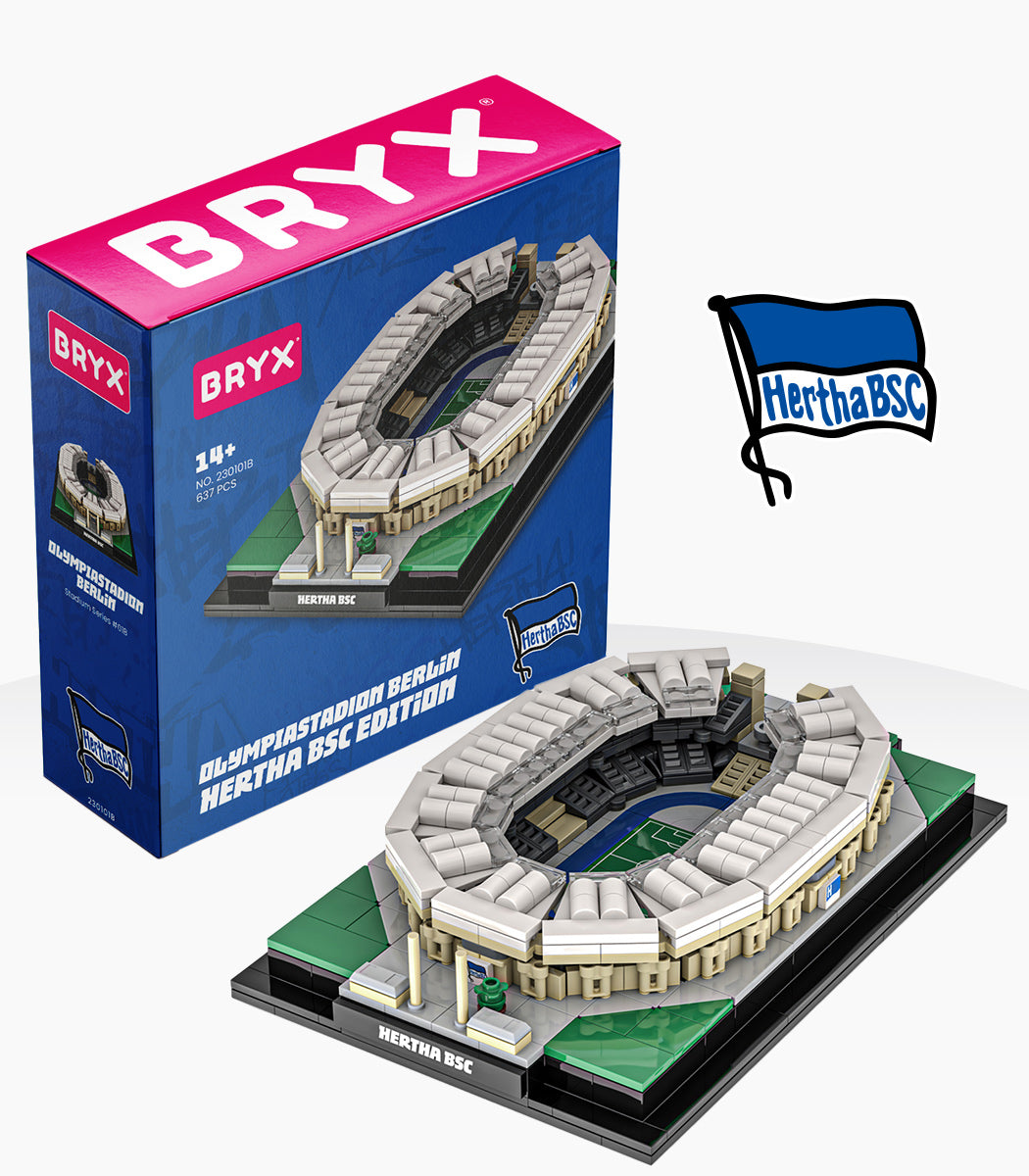 BRYX Olympiastadion Berlin Hertha BSC Edition Klemmbausteine