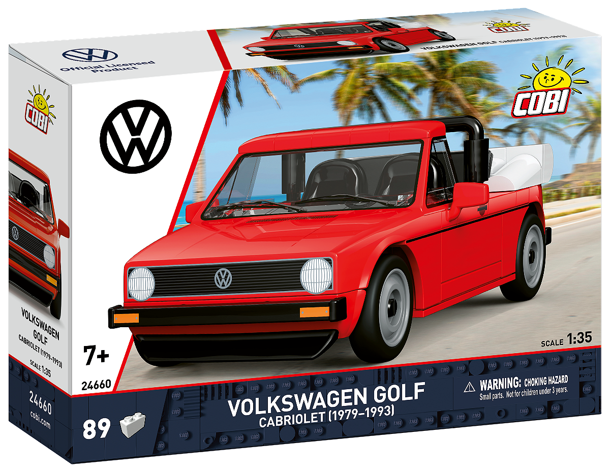 COBI - Volkswagen Golf Cabriolet (1979-1993) – Verpackung mit Modell