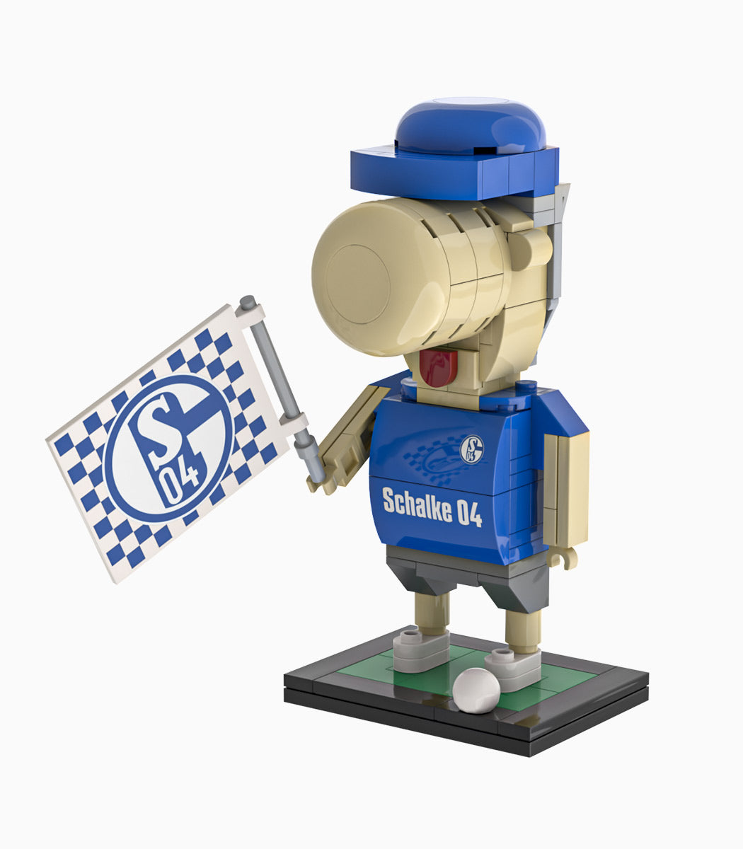 BRYX FC Schalke 04 Maskottchen Erwin Klemmbausteine