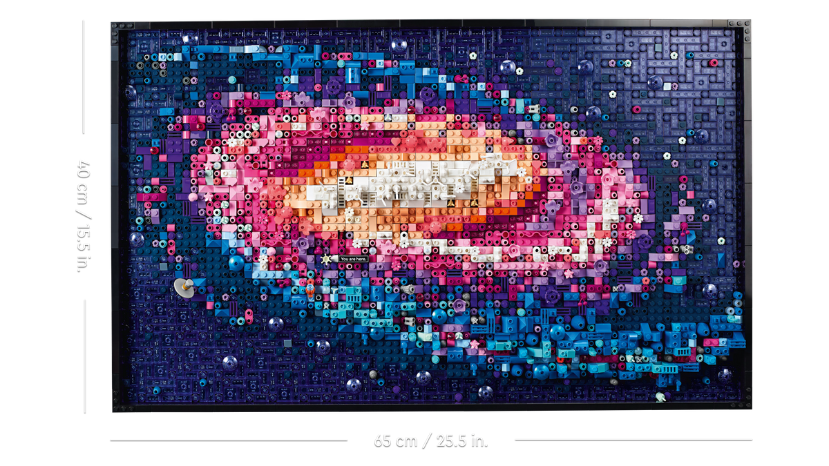 LEGO® Art 31212 Die Milchstraßen-Galaxie – Detailansicht 3