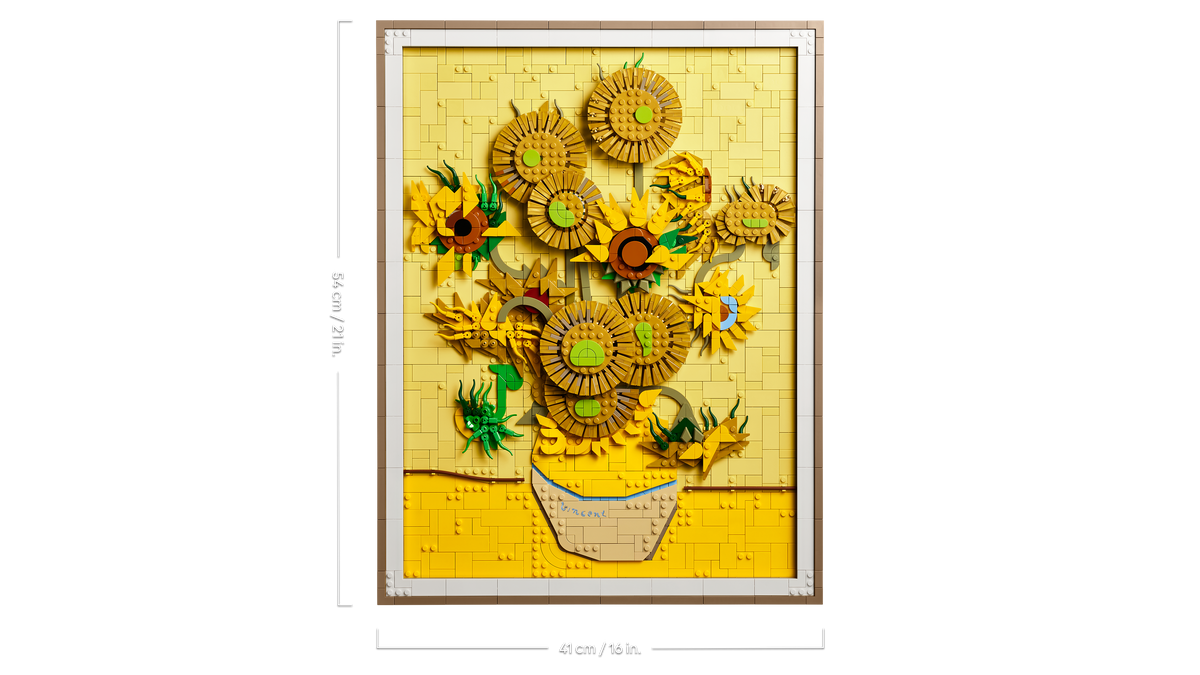 LEGO® Art 31215 Vincent van Gogh – Sonnenblumen – Detailansicht 3