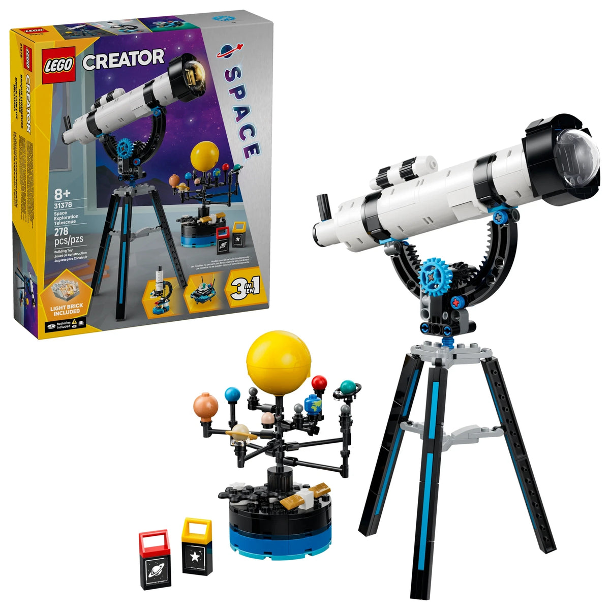 LEGO® Creator 31378 Weltraumteleskop – Ansicht 1