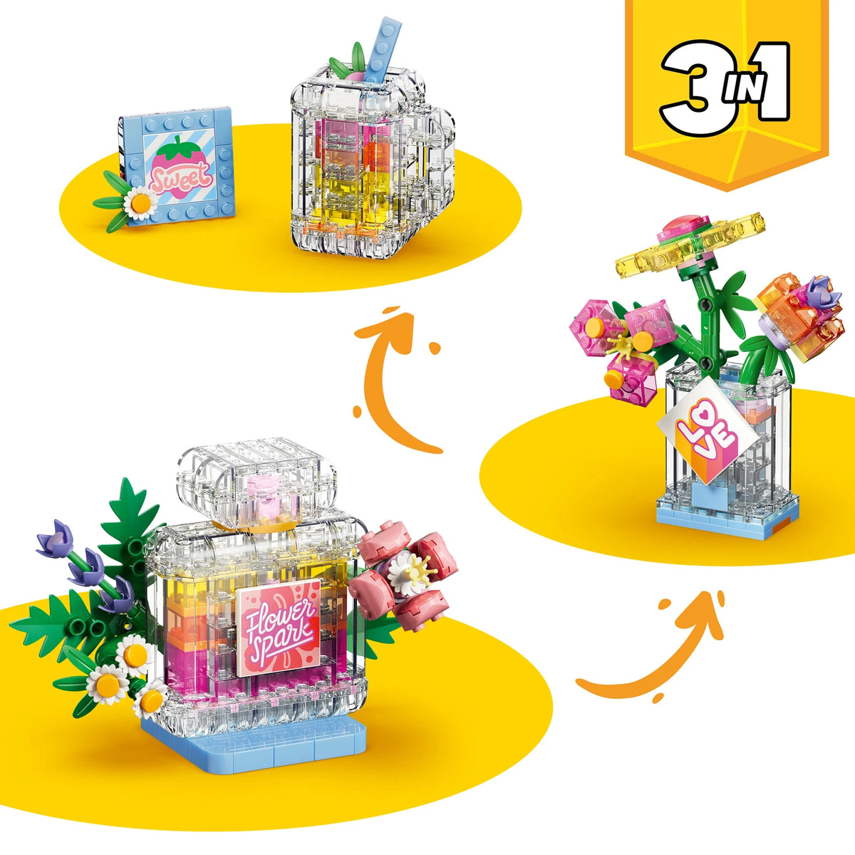 LEGO® Creator 31383 Parfümflasche mit Blumendeko