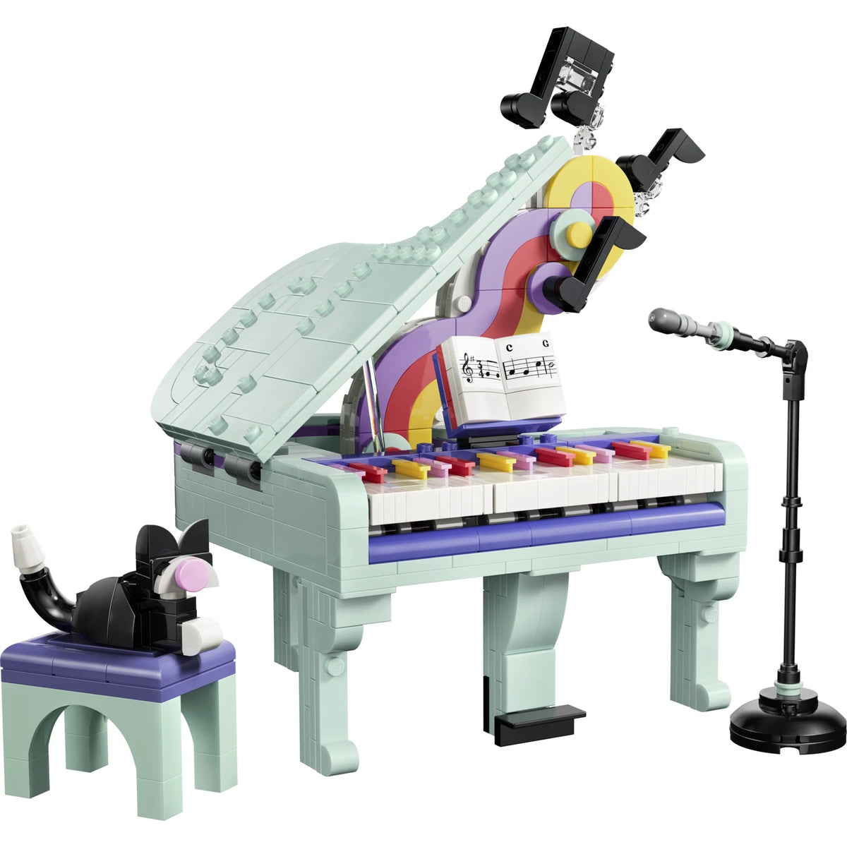 LEGO® Creator 31392 Deko-Klavier mit Katze – Ansicht 2