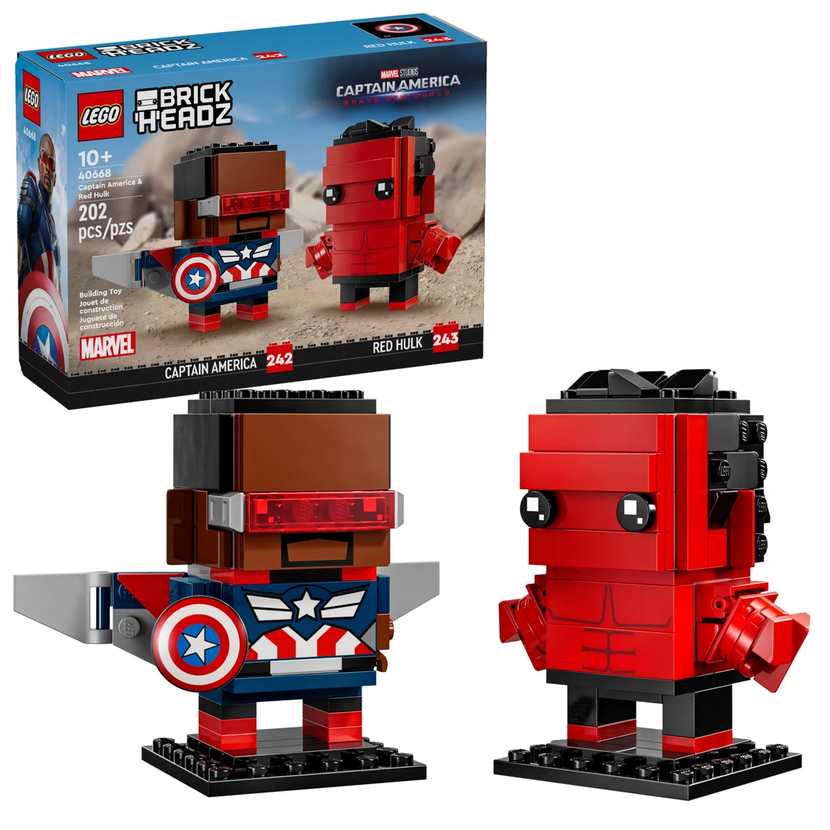 LEGO® Super Heroes 40668 Captain America & Red Hulk – Ansicht 1