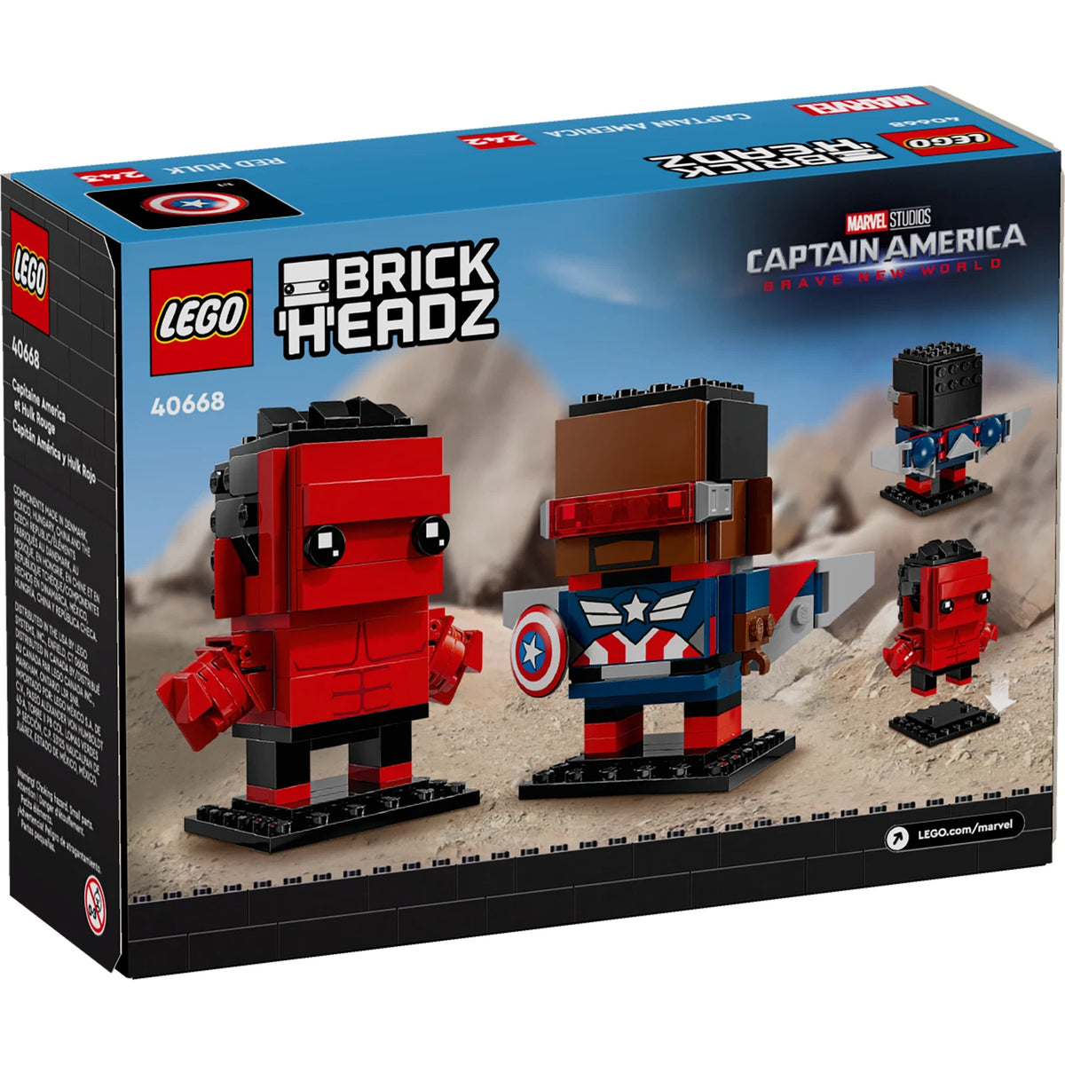 LEGO® Super Heroes 40668 Captain America & Red Hulk – Ansicht 4
