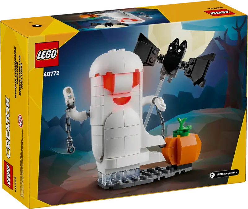 LEGO® Promotional 40772 Festtagsserie: Leuchtendes Gespenst – Verpackung Rückseite