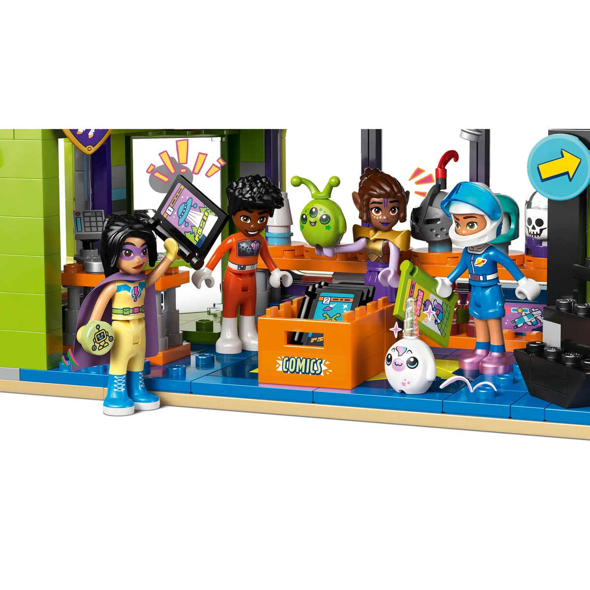 LEGO® Friends 42674 Comic- und Spieleladen – Ansicht 5
