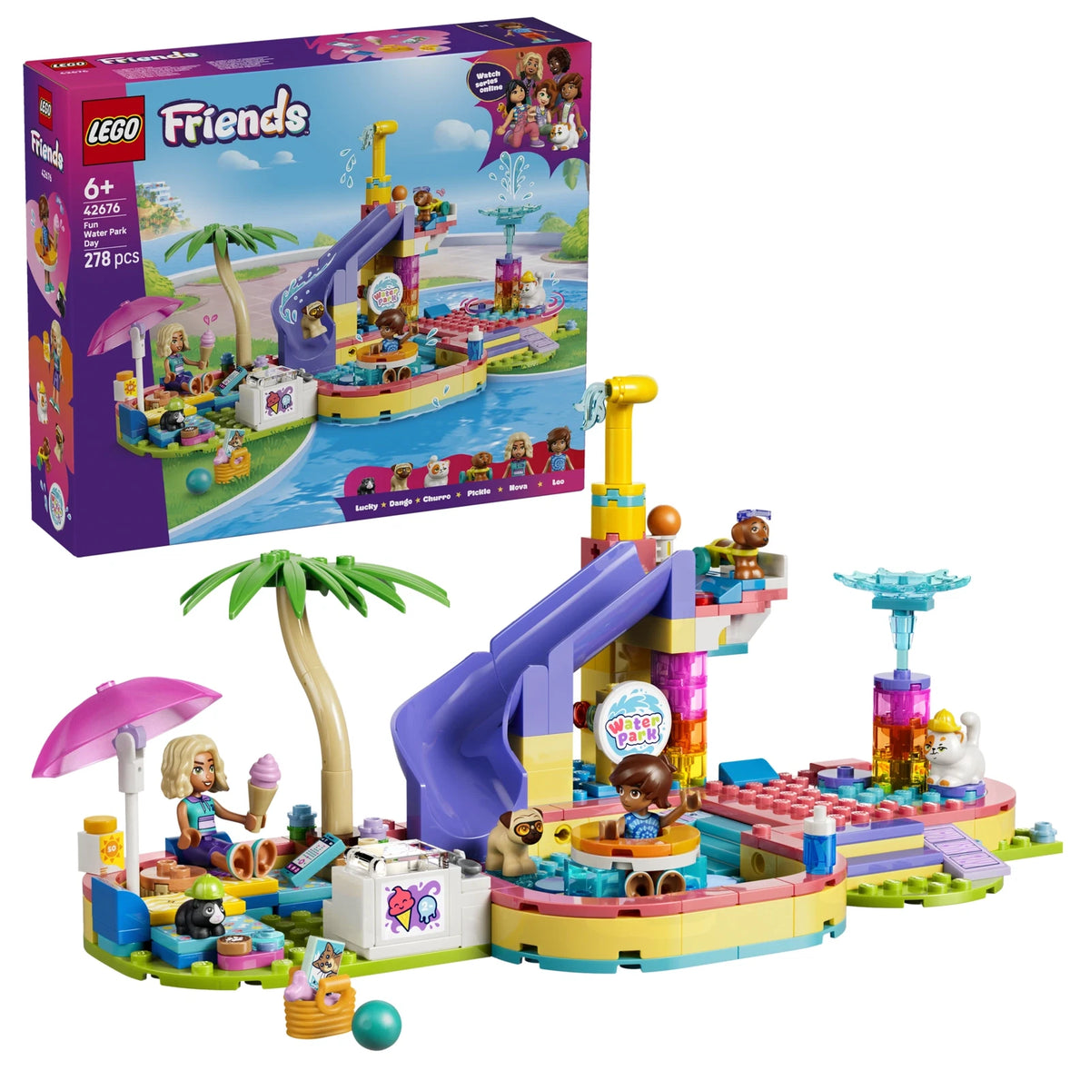 LEGO® Friends 42676 Lustiger Tag im Wasserpark – Ansicht 1