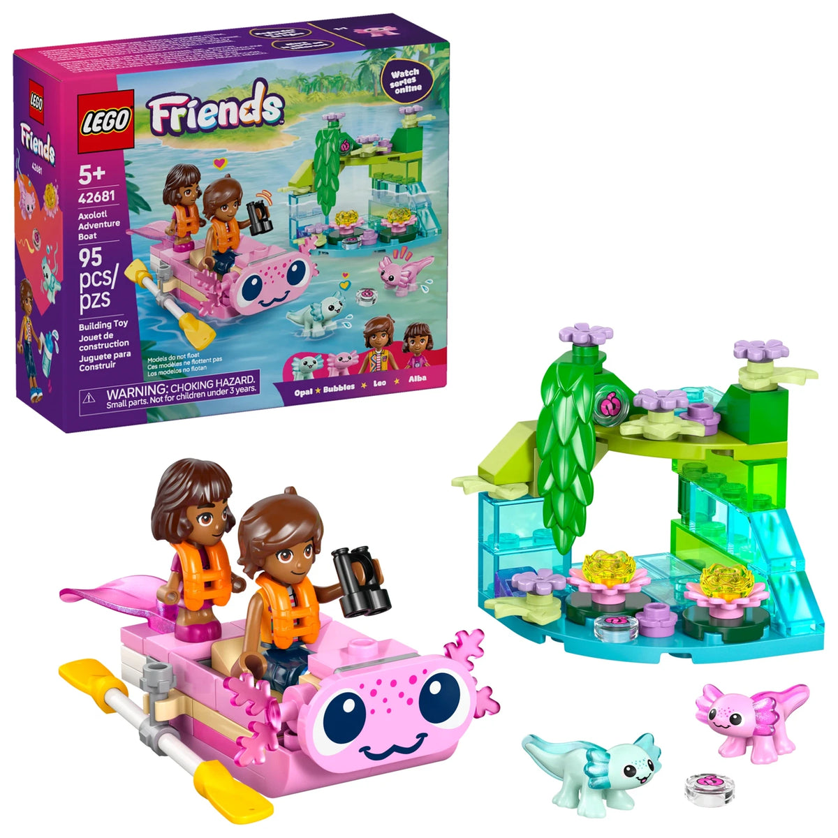 LEGO® Friends 42681 Axolotl-Abenteuerboot – Ansicht 1