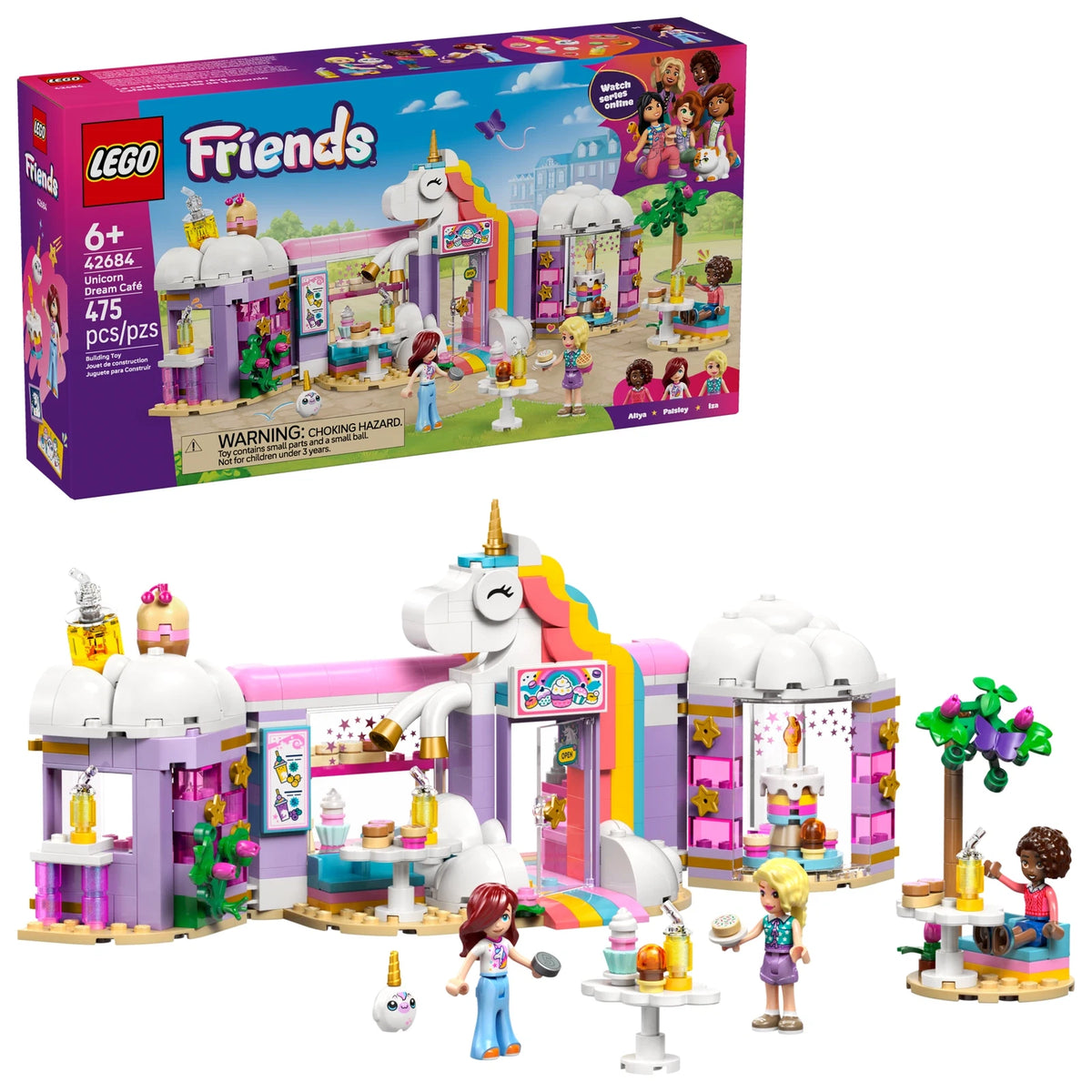LEGO® Friends 42684 Einhorn-Traumcafé – Ansicht 1