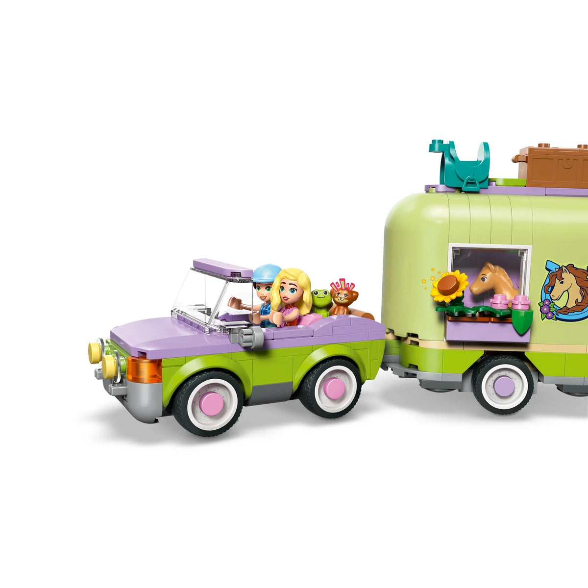 LEGO® Friends 42695 Pferd und Fohlen mit Pferdeanhänger – Ansicht 5