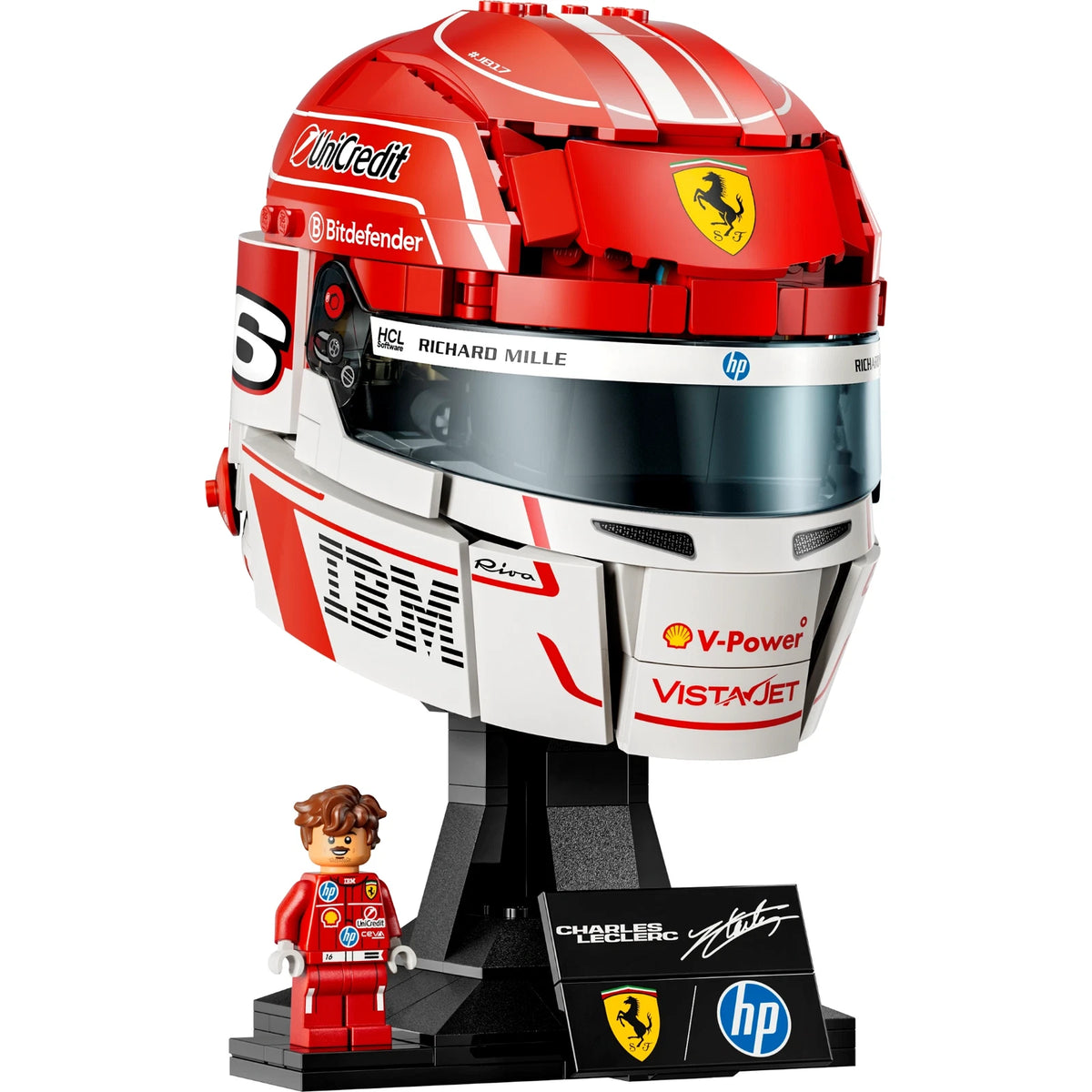LEGO® Editions 43014 Scuderia Ferrari HP Charles Leclerc Helm – Ansicht 2