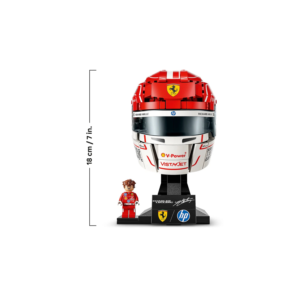 LEGO® Editions 43014 Scuderia Ferrari HP Charles Leclerc Helm – Ansicht 4