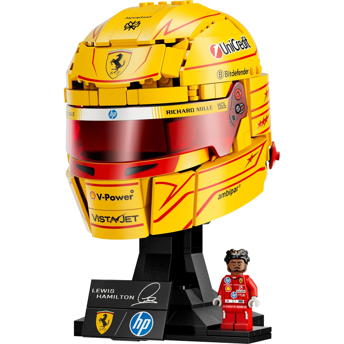 LEGO® Editions 43022 Scuderia Ferrari HP Lewis Hamilton Helm – Ansicht 2
