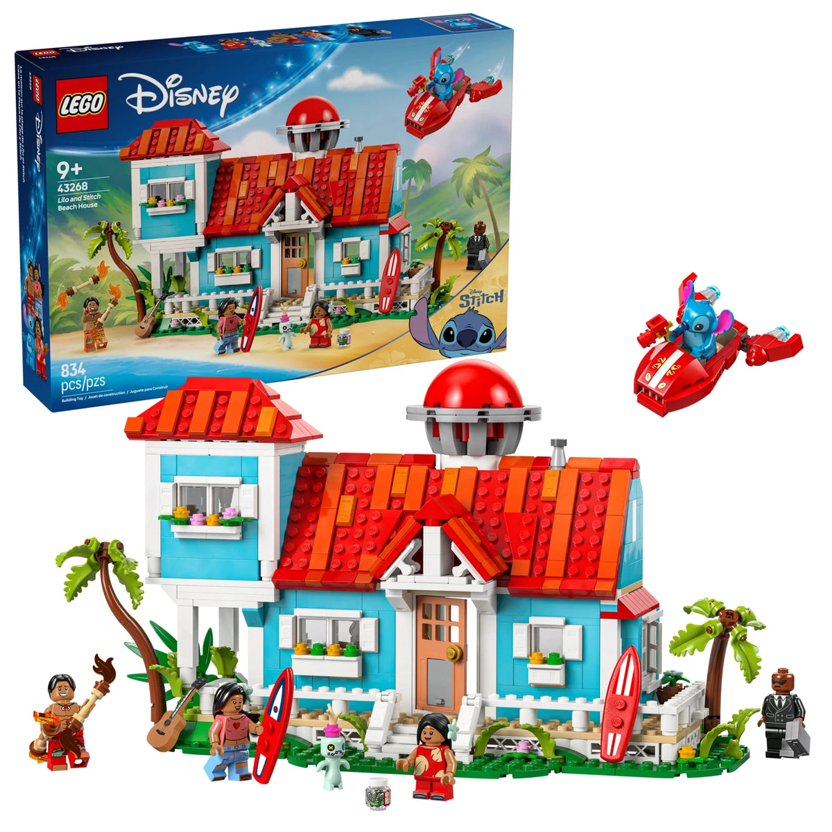 LEGO® Disney 43268 Das Strandhaus aus „Lilo und Stitch“ – Ansicht 1