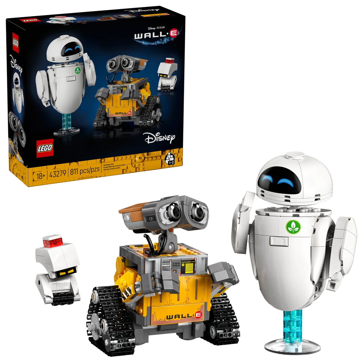 LEGO® Disney 43279 WALL-E und EVE – Ansicht 1