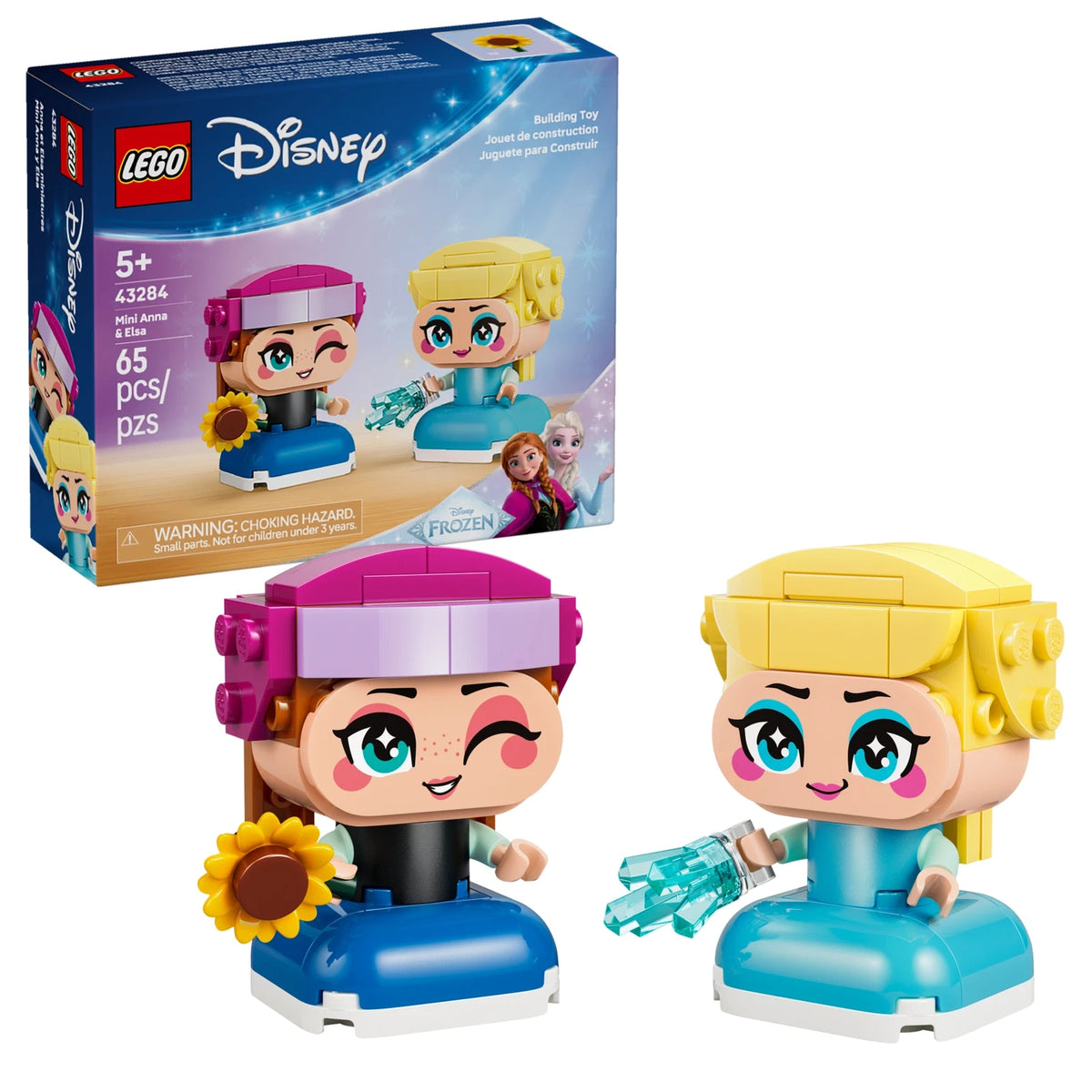LEGO® Disney 43284 Die Mini-Prinzessinnen Anna und Elsa – Ansicht 1