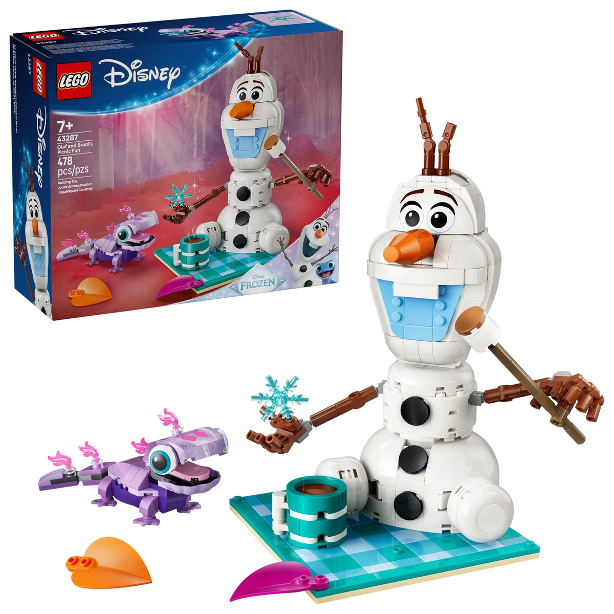 LEGO® Disney 43287 Picknickspaß mit Olaf und Bruni – Ansicht 1