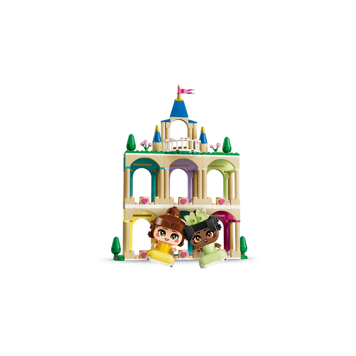 LEGO® Disney 43291 Die Mini-Prinzessinnen Belle und Tiana mit ihrem Schloss – Ansicht 4