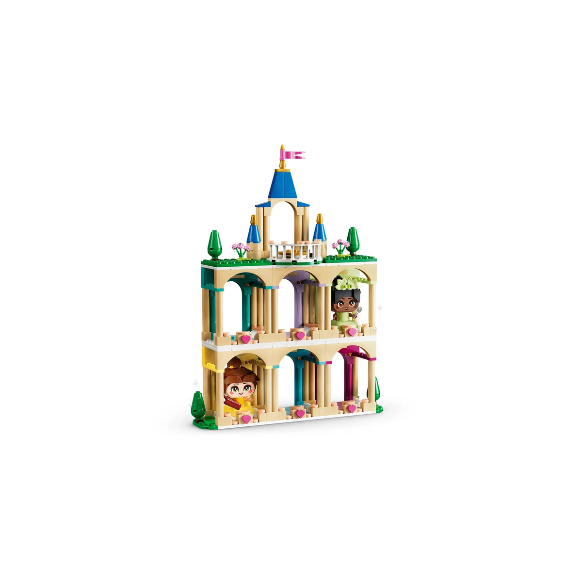 LEGO® Disney 43291 Die Mini-Prinzessinnen Belle und Tiana mit ihrem Schloss – Ansicht 5