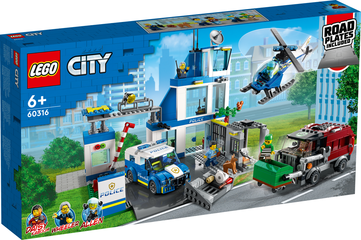 LEGO® City 60316 Polizeistation – Verpackung Vorderseite