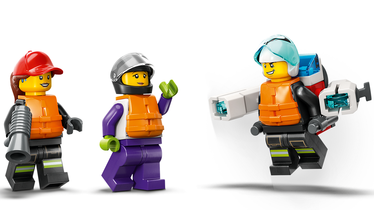 LEGO® City 60373 Feuerwehrboot – Detailansicht 4