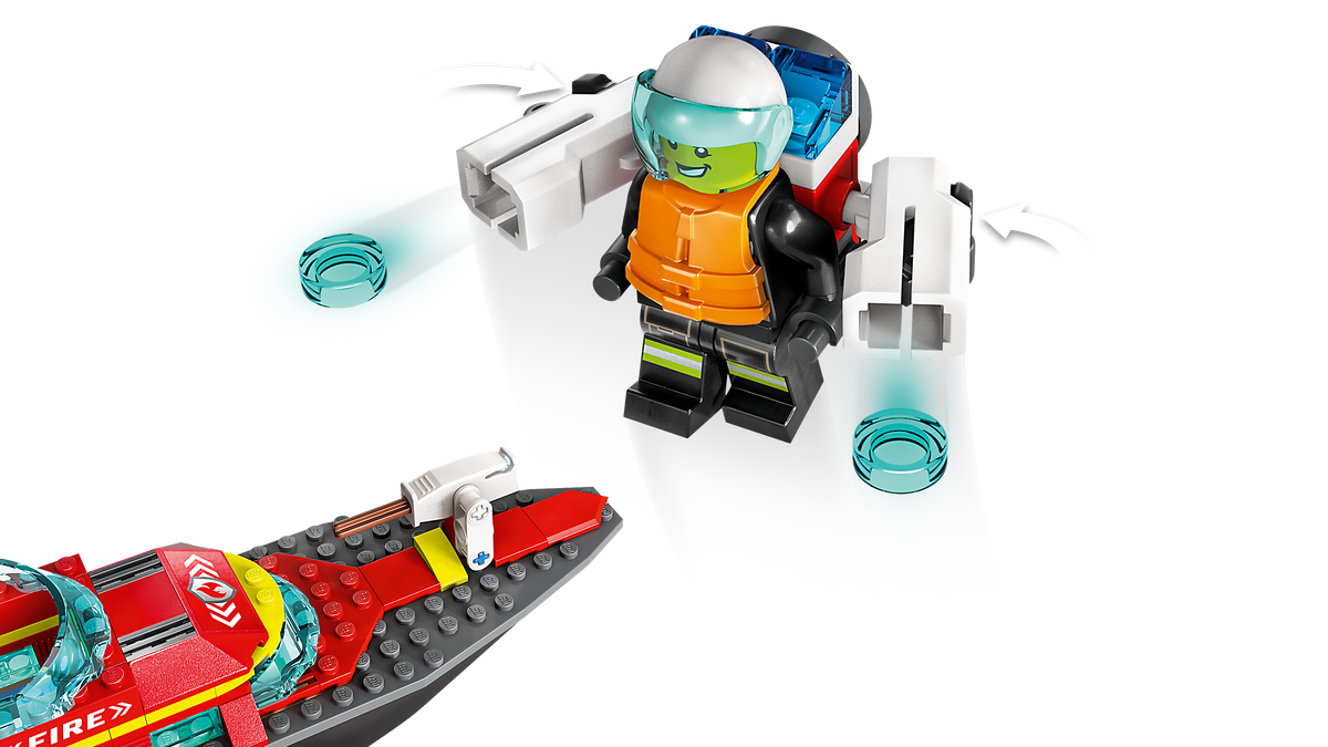 LEGO® City 60373 Feuerwehrboot – Detailansicht 3