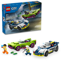 LEGO® City 60415 Verfolgungsjagd mit Polizeiauto und Muscle Car