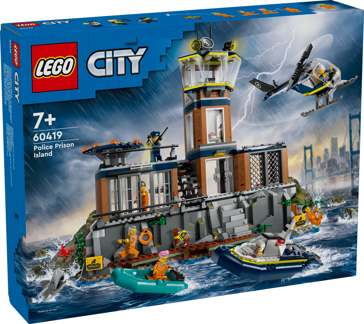 LEGO® City 60419 Polizeistation auf der Gefängnisinsel – Verpackung Vorderseite