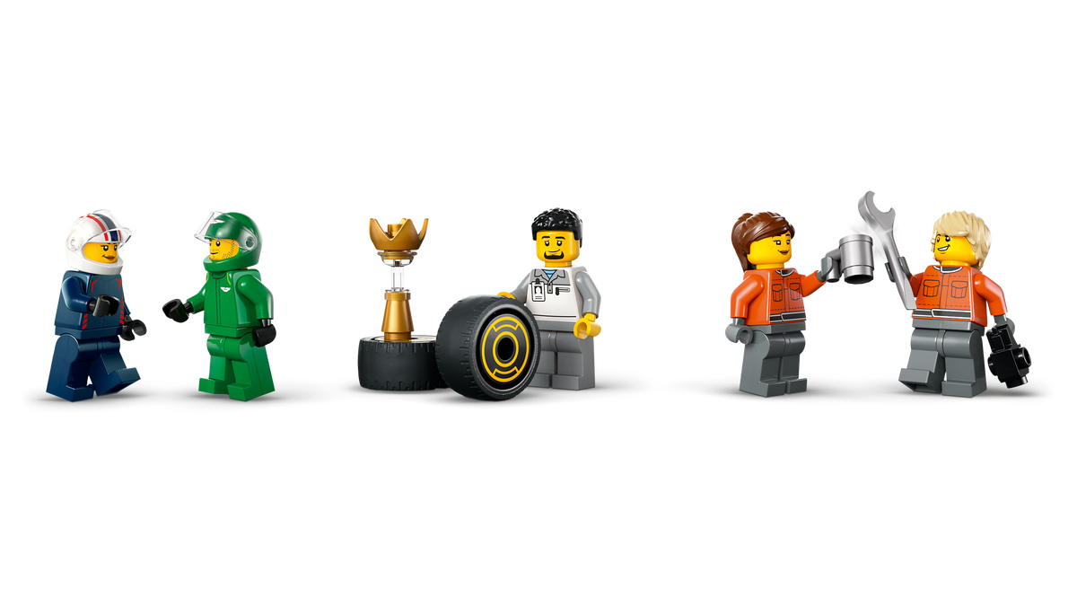 LEGO® City 60445 F1® Transporter mit RB20 & AMR24 F1® Rennautos – Detailansicht 2